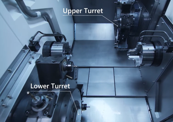 Twin Turret Lathe (Lower and Upper)